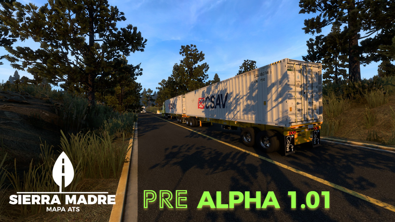 MOD Map Sierra Madre Ats 1.41 America Truck Simulator Pre-Alpha 1.01
